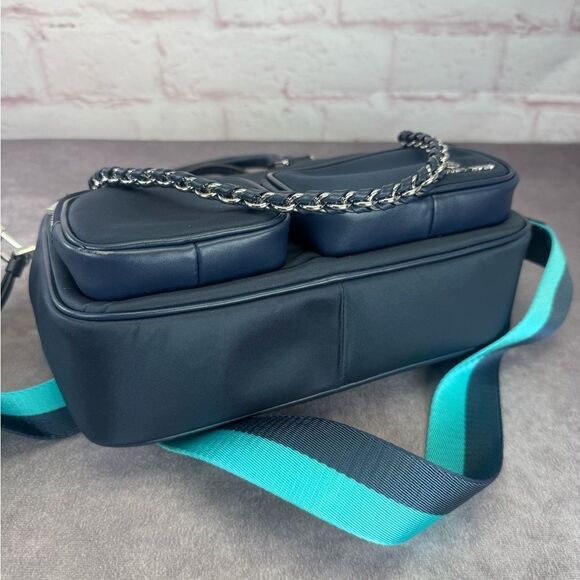 Michael Kors Elliot Utility Blue Women's Messenger Bag - Picture 4 of 11